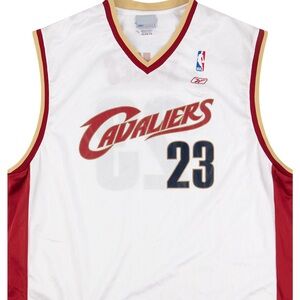 Vintage Reebok NBA Cleveland Cavaliers LeBron James 23 Rookie Jersey Mens 3XL
